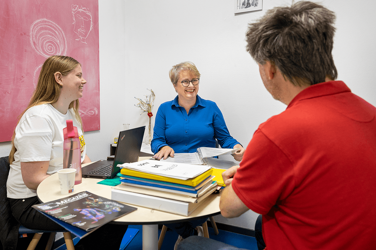 Suzanne Laagland - HAN - met collega en student